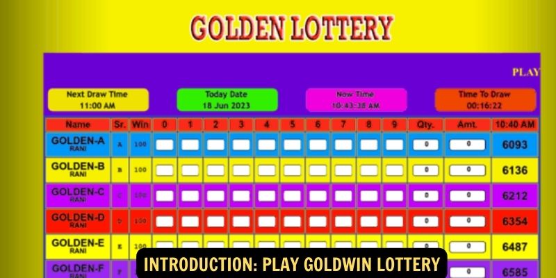 Introduction: Play Goldwin Lottery